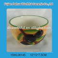 Popular handpainting olive design ceramic teapot with cup